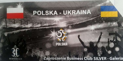 Bilet zaproszenie VIP mecz Polska - Ukraina eliminacje Mistrzostw Świata 2014