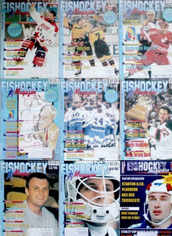 Magazyn Eishockey 1995 i 2000 (Niemcy, 9 numerów)