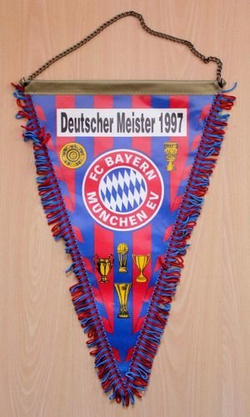 Proporczyk Bayern Monachium Mistrz Niemiec 1997