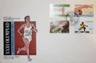 Koperta Letnie Igrzyska Olimpijskie Los Angeles 1984 (Zimbabwe) ze stemplem FDC