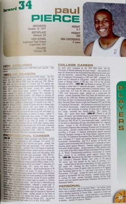 Boston Celtics. Informator dla mediów 2000-01