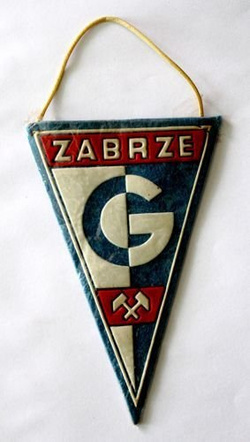 Proporczyk Górnik Zabrze (PRL, mały)