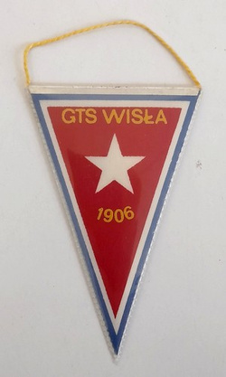 Proporczyk GTS Wisła Kraków mały (PRL)