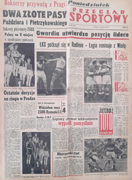Gazeta Przegląd Sportowy (3.6.1957) - Mistrzostwa Europy w boksie