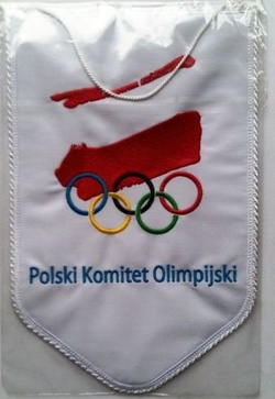 Proporczyk Polski Komitet Olimpijski (duży)