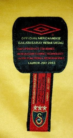 Koszulka Galatasaray Stambuł 2003 (oficjalny produkt)
