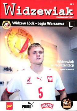 Program Widzew Łódź - Legia Warszawa Orange Ekstraklasa (22.03.2008)