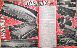 Tygodnik Stadion Czechosłowacja Rocznik 1961 (kompletny 52 numery, oprawiony)