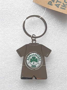 Brelok Panathinaikos Ateny koszulka z obrotowym herbem (produkt oficjalny)