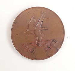 Medal 100 lat Okręgowego Związku Gimnastycznego w Krakowie 1867-1967