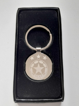 Brelok CSKA Sofia metalowy z herbem i piłką (produkt oficjalny)