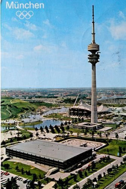 6 pocztówek Igrzyska Olimpijskie Monachium 1972 (Niemcy)