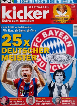 Magazyn kicker. Bayern Monachium - 25 razy Mistrz Niemiec (wydanie specjalne)