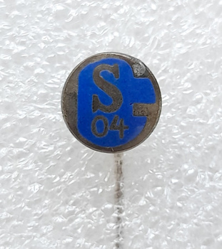 Odznaka Schalke 04 Gelsenkirchen herb, stara (emalia)