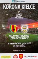 Program Korona Kielce - Arka Gdynia Ekstraklasa (10.09.2016)