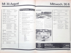 Skarb Kibica Igrzyska Olimpijskie Monachium 1972 (magazyn kicker)