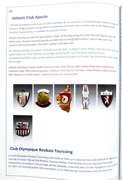 Katalog odznak francuskich klubów piłkarskich grających w I lidze w latach 1932-2020