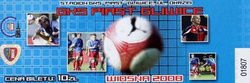 Bilet Piast Gliwice II liga wiosna 2008