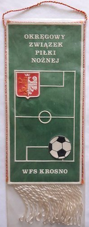 Proporczyk Okręgowy Związek Piłki Nożnej Wojewódzka Federacja Sportu Krosno