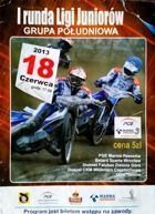 Program I Runda Ligi Juniorów - Grupa Południowa (18.06.2013)