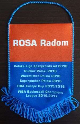 Proporczyk Rosa Radom koszykówka