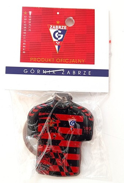 Brelok Górnik Zabrze koszulka czerwona (produkt oficjalny)