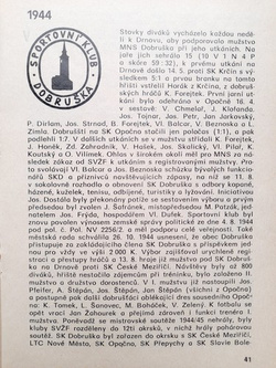 70 lat piłki nożnej w Dobrusce 1909-1979 (Czechy)