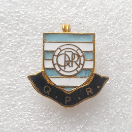 Odznaka Queens Park Rangers Londyn, duża (sygnowana, emalia)
