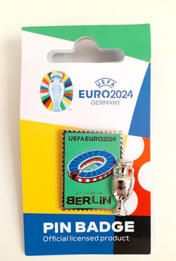 Odznaka miasto-gospodarz Berlin UEFA Euro 2024 Niemcy (produkt oficjalny)