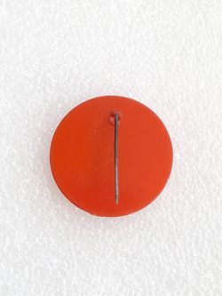 Odznaka Indywidualne Mistrzostwa Świata na żuzlu Katowice 1973 (PRL, plastikowa) 