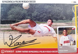 Zdjęcie Witold Ziober - Reprezentacja Polski w Beach Soccer (z oryginalnym autografem)