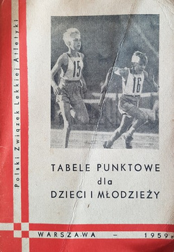 Tabele punktowe dla dzieci i młodzieży (PZLA)