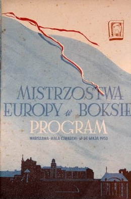 Program Mistrzostwa Europy w Boksie Warszawa 1953