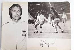 Pocztówka Henryk Kasperczak (Stal Mielec) - Reprezentant Polski na X Mistrzostwa Świata w piłce nożnej