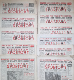 Gazeta Przegląd Sportowy - Zimowe Igrzyska Olimpijskie Albertville 1992 (11 numerów)