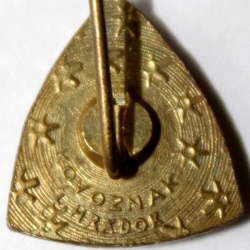 Odznaka MTK Budapeszt herb (epoksyd; z sygnaturą)