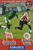 Program KS Cracovia - Zagłębie Lubin Orange Ekstraklasa (3.11.2007)