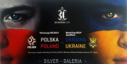 Bilet zaproszenie VIP mecz Polska - Ukraina eliminacje Mistrzostw Świata 2014