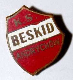 Odznaka KS Beskid Andrychów (PRL, emalia)