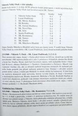 Historia sportu w Velkym Oseku 1908-1993 (Czechy)