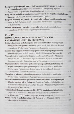 Kultura fizyczna a globalizacja