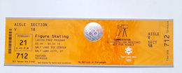 Bilet Zimowe Igrzyska Olimpijskie Salt Lake City, łyżwiarstwo figurowe (21.2.2002)