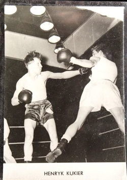 Pocztówka Henryk Kukier (boks)