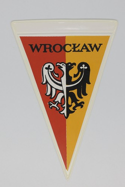 Proporczyk Klub Sportowy Gwardia Wrocław mały (produkt oficjalny)