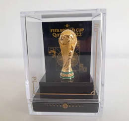Replika miniatura trofeum Mistrzostwa Świata w gablotce (produkt oficjalny)