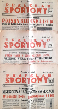 Przegląd Sportowy - 3 numery (1948)