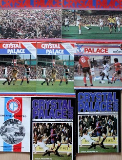 Programy Crystal Palace Londyn sezon 1973-1982 (8 sztuk)