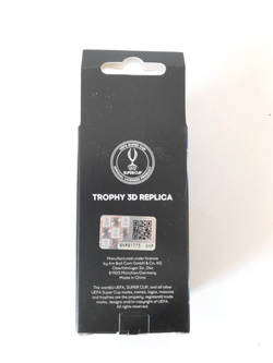 Replika miniatura trofeum Superpuchar Europy UEFA 7,5 cm (produkt oficjalny