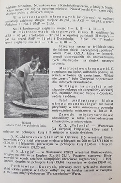 Klub sportowy Warta w Poznaniu. Sprawozdanie za rok 1930