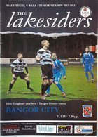 Program Bala Town - Bangor City Premier League (11.01.2013)